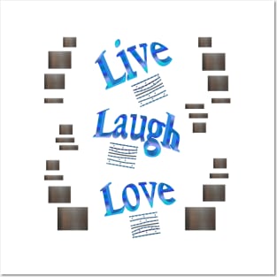 Live, Laugh, Love Posters and Art
